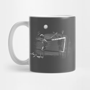 Scary Spooky Skeleton Volleyball Mug